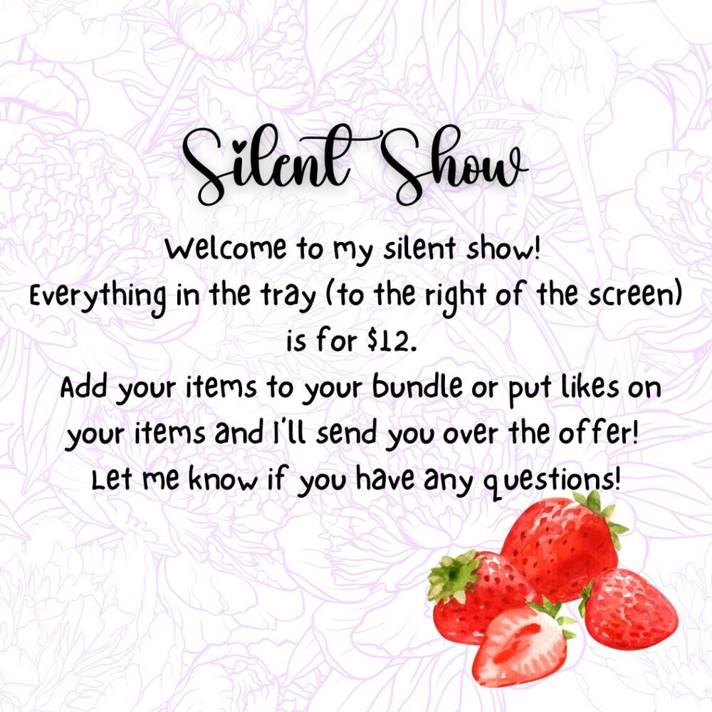 Silent Show Listing!